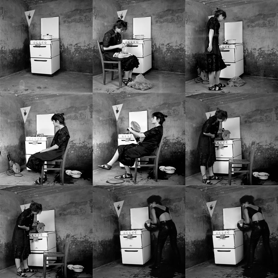 Frauen gehören nicht an den Herd